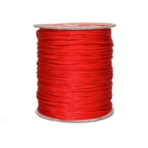 No.5 Korean silk thread 2.5mm Woven Chinese knot For Bracelet Making 150g/roll
