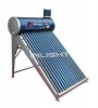 Non-pressure Compact Vacuum Tube Type China Solar Water heater,Color coated steel 100 liters t Free Standing With High Quality