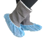 Non-Woven Shoe Cover Disposable Anti-Slip Pattern Shoe Cover Elastic PP Foot Cover