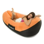 NORENT Sofa Bed Lazy Waterproof Lounger Chair Fast Inflatable Camping Air Sleeping Bag