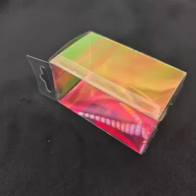 Novel Illusory Color Change Clear Plastic Folding Gift Boxes for Display
