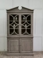oak wood french vintage living room cabinet furniture
