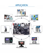 Octa Core Arm Android Mini Pc Digital Signage Pcba Control Vga Development Boards