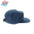 Import OEM custom blue unisex  5 panel 100% nylon hat unstructured snapback cap with flat brim blii dad hat from China