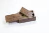 OEM Dark Walnut Wood Usb Stick 2.0/3.0 Photography and Wedding Gift Box