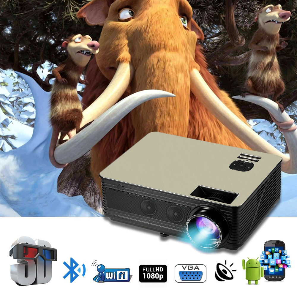 OEM New DesignLED Projector For Home Video Entertainment