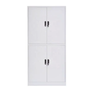 Office furniture equipment 4 door metal cupboard  high quality cold roller steel filing cabinet with plastic handle lock