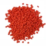 Orange Polypropylene plastic granule polycrystalline thermoplastic granule plastic raw material