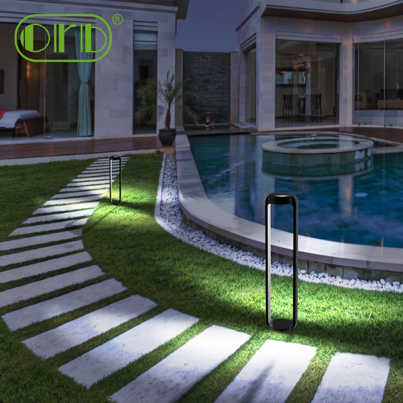 ORB outdoor garden yard lawn led bollard light waterproof landscape aluminum garden ground lamp