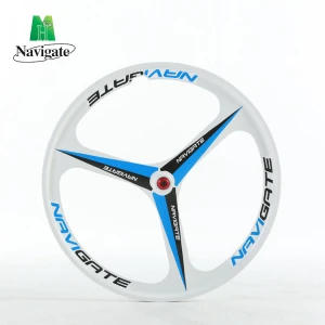 Original manufacturer magnesium alloy 24 inch integral 3 spoke bike wheels for bicycle