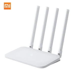 Original Xiaomi Mi WIFI Router 4C 64 RAM 300Mbps 2.4G 802.11 b/g/n 4 Antennas Band wireless Routers WiFi Repeater APP Control