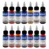 Ouliang Professional Pure Plant Tattoo 14 Colors Semi Permanent Ink Set