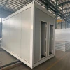 Outdoor 2 doors shower and container and shower room portable toilet