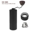 Outdoor Big Hand Coffee Grinder Container Manual Stainless steel Coffee Grinder Black