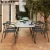Import Outdoor furniture woven rope dining chair hotel outdoor balcony leisure courtyard solid wood chair from China