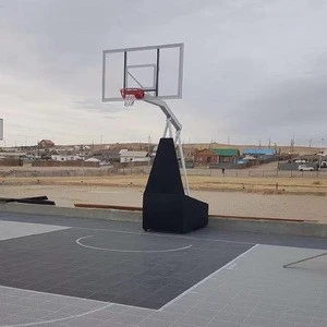 outdoor gymnasiums facilities basketball equipment movable basketball stand