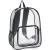 Import Outdoor Heavy Duty PVC waterproof backpack see though Student transparent backpack from China