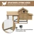 Import Outdoor Luxury waterproof Wooden Hen Coop Poultry Cage Backyard Chicken House from China