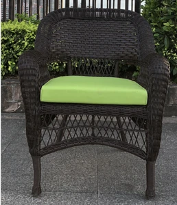 Outdoor terrace furniture wholesale garden chair dining tool armrest PE rattan woven rattan chair
