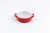 Import Oven safe round shape stoneware colorful non - stick red bakeware set with handles from China