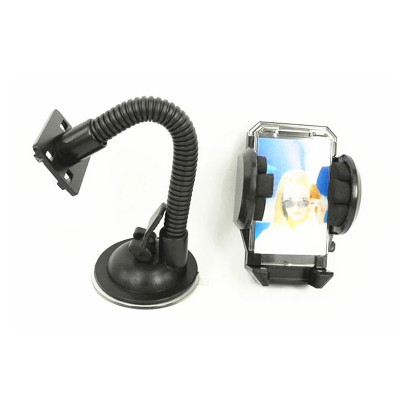Photo frame anti-slip silicone sucker phone holder 360 degree rotation windshield suction cup car cell clamp phone mount holder