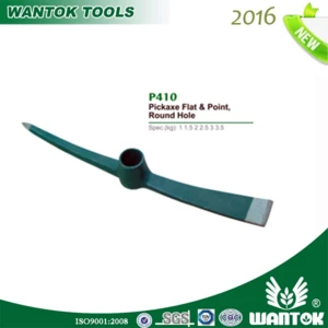 Pickaxe flat & point round hole