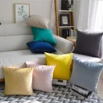 Pillow cover decorative knitted velvet cushion cover