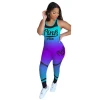 pink summer clothes ladies tops Gradient tshirt and joggers pants two piece set casual short tracktuits  summer wears 2021