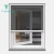 Import Plastic Frame Material and Vertical Opening Pattern American Double Hung Sash Window from China