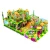 Import Plastic indoor playground equipment prices, kids toys indoor playground forest indoor playground from China