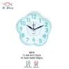 Plastic material Flower shape desk BB alarm clock cheap quartz table alarm clock