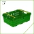 Import plastic vegetable basket supermarket basket rolling crate from China
