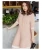 Import Plus Size Knitted Striped With Metal Button Sweater Dress 2018 from China