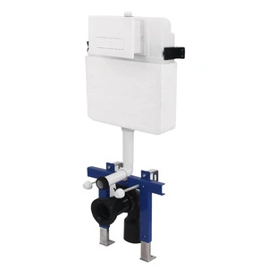 Pneumatic air control 6/4.5 litre 80mm inwall cistern for wall hung toilet