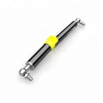 Pneumatic nitrogen charged spring gas strut with lockable security tube