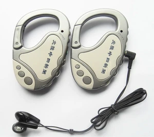 Pocket japan frequency radio with carabiner and hook for promotion, hot selling promotion radio, cheap radio