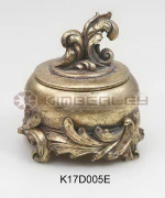 POLY RESIN DECOR TRINKET BOX
