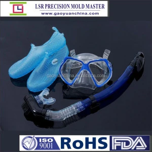 Popuar diving equipment silicone Snorkeling mask/swimming glass