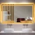 Import Popular Design Back Lit Rectangular Touch Led Lights Smart Bathroom Mirror from China