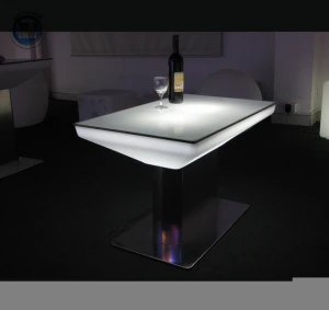 Popular Luminous cocktail table / glow mobile cocktail bar counter/ led portable cocktail bar