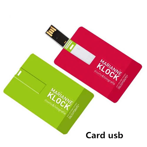 Popular  pen drive USB 2.0 3.0 popular custom logo 1GB 2GB credit Business card USB