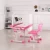 Import Popular usage children furniture sets Pink kids desk and chair from China