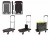 Import Portable Folding Heavy Duty Cart Plastic Folding Platform Truck Warehouse Trolley Hand Carts from China