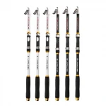 Portable Rock 3.6m Carp rod Telescopic Sea Fishing Rod Spinning rod carbon fiber Ultralight hard