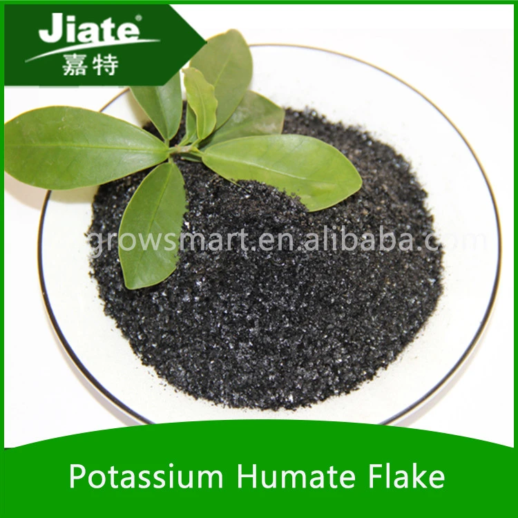 Potassium humate for organic fertilizer with humic acid factory price