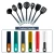 Import Premium 7 Piece Customized Kitchen Tools Nylon kitchen Cooking Utensils Set With PP Handles from China
