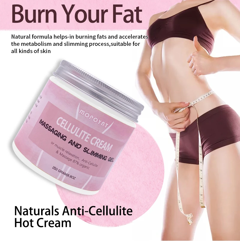 Private Label Slimming Cream 250g Anti-cellulite Body Lotion Weight Loss Fat Burner Fast Hot  Slimming Cream
