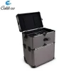 Professional Design Portable Wheeled Beauty Case Aluminum Makeup Tools Kit With Trolley