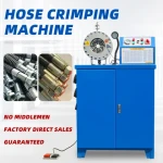 Professional high pressure hydraulic hose crimping machine cable press hose fitting crimper p32 wire rope tube swaging price for