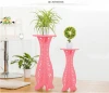 Professional outdoor decorative small decorative flower pots standing flower shelf